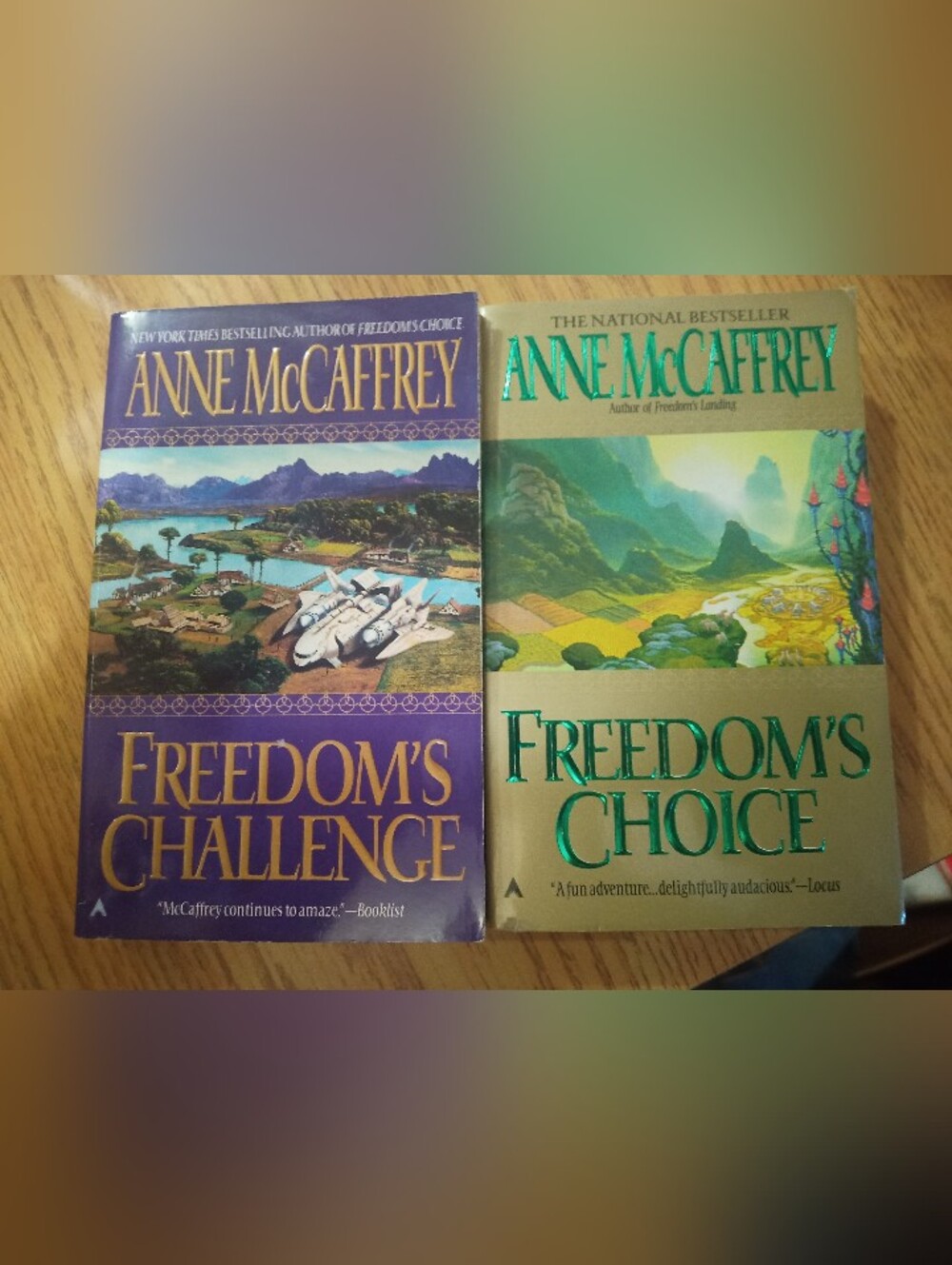 2 Book Lot: Anne McCaffrey: Freedom's Series